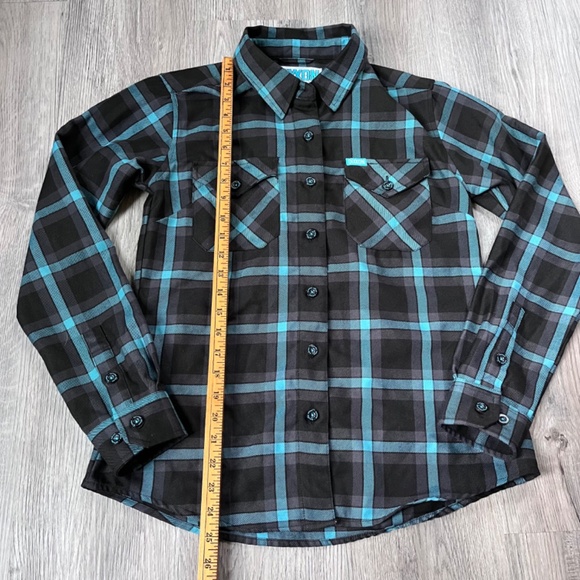 DIXXON Union Square long sleeve button down Women’s M Flannel - Picture 5 of 12